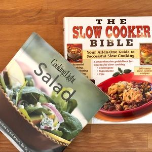 Cookbooks: Slow Cooker Bible + CookingLight Salad